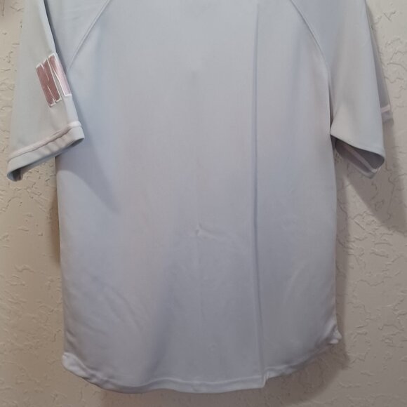 Steve & Barry’s New York NYC Gray Jersey Women’s Small Pink Accents Embroidered - Picture 6 of 16